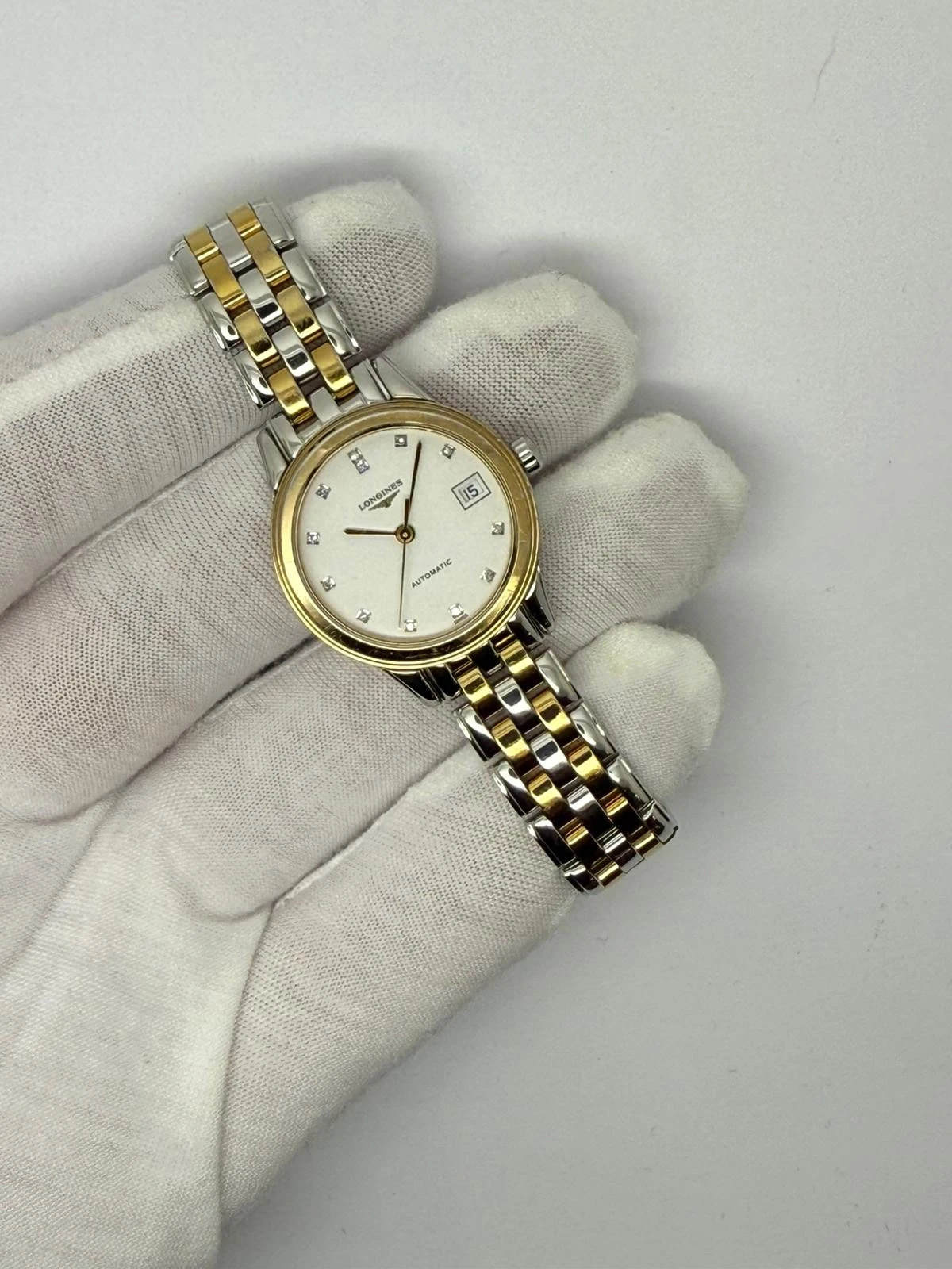 Longines Flagship Classic 26mm Steel & Gold Diamond Dial Reference L4.274.3.27.7 2014