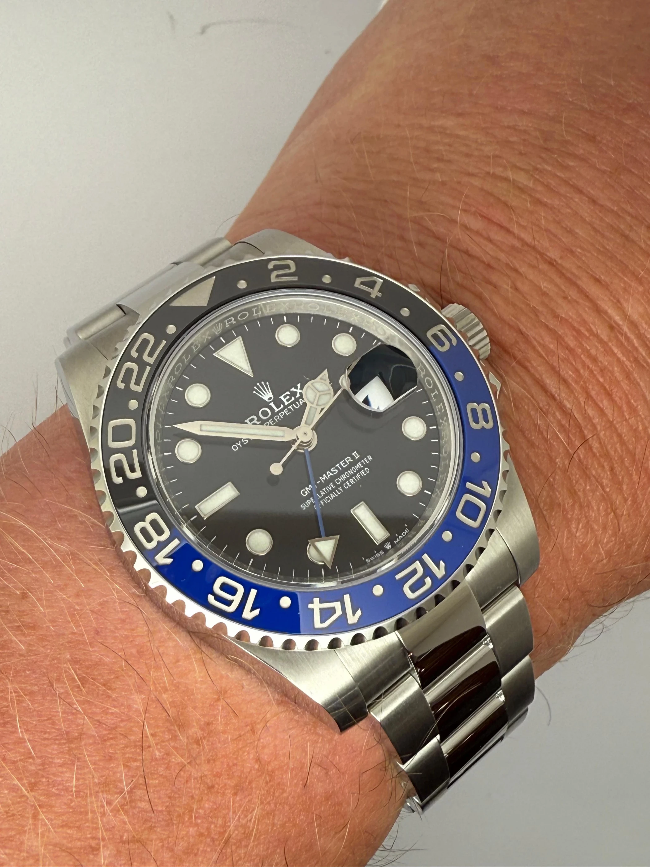 Rolex GMT-Master II 40mm Stainless Steel 126710BLNR ‘Batman’ – Full Set Box & Papers – 2021