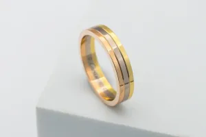 Cartier Trinity Three Colour Gold Ring – 18ct Yellow, White & Rose Gold Size 60