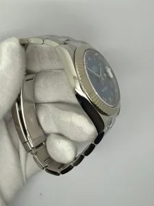 Rolex Oyster Perpetual Datejust 41 Reference 116334 Azzurro Blue Dial 2013