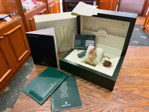 Rolex Oyster Perpetual Datejust Ladies 26mm 18ct Yellow Gold Jubilee Diamond Dial 179178 2007