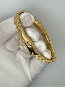 Rolex Oyster Perpetual Datejust Ladies 26mm 18ct Yellow Gold Mother of Pearl Diamond Dial 179178 2007