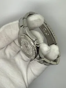 Rolex Yacht-Master 35mm Stainless Steel & Platinum Oyster Bracelet Reference 168622 2001