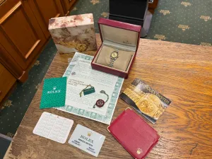 Rolex Oyster Perpetual 26mm Steel & 18ct Yellow Gold Reference 67193 – Box & Papers – 1992