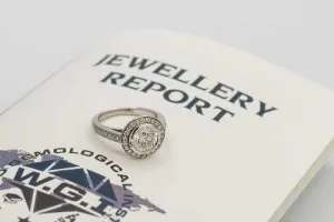 18ct White Gold Diamond Engagement Ring WGI 2.26ct