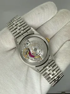 Rolex Oyster Perpetual Datejust 36mm Steel & Yellow Gold Champagne Sigma Dial Reference 1601 – Luxury Box – 1973