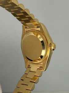 Rolex Oyster Perpetual Datejust Ladies 26mm 18ct Yellow Gold Mother of Pearl Diamond Dial 179178 2007