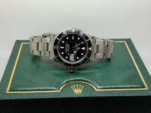 Rolex Submariner Date 40mm Stainless Steel Oyster Bracelet Reference 16610 2004
