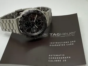 TAG Heuer Formula 1 Automatic Chronograph Calibre 16 44mm Reference CAU2010 – Box & Papers – 2014
