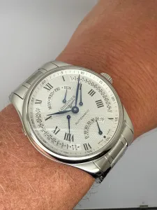 Longines Master Collection Retrograde Automatic 44mm Stainless Steel Reference L2.717.4 – Box & Papers – 2015