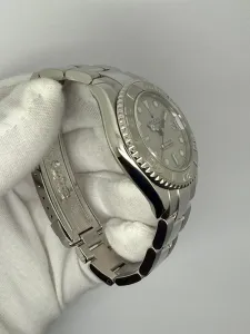 Rolex Yacht-Master 35mm Stainless Steel & Platinum Oyster Bracelet Reference 168622 2001