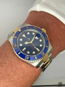 Rolex Submariner Date 40mm Steel & 18ct Yellow Gold Blue Dial Reference 116613LB ‘Bluesy’ – Full Set – 2020