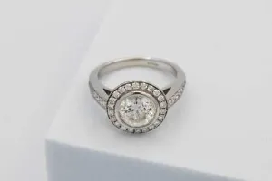 18ct White Gold Diamond Engagement Ring WGI 2.26ct