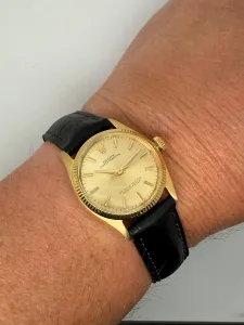 Rolex Oyster Perpetual 31mm 18ct Yellow Gold Automatic Chronometer Reference 6551 – Vintage Box – 1960s