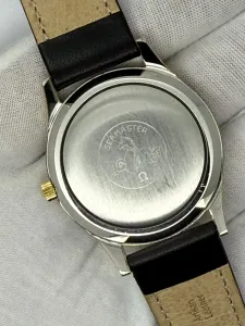 Omega Seamaster Cosmic 2000 38mm Gold & Steel Gloss Brown Spider Web Dial Reference 166.128 1970s