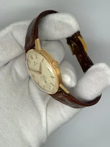 Zenith 35mm 18ct Rose Gold Calibre 126-6 Vintage Watch – Serviced with 2 Year Guarantee – 1950s